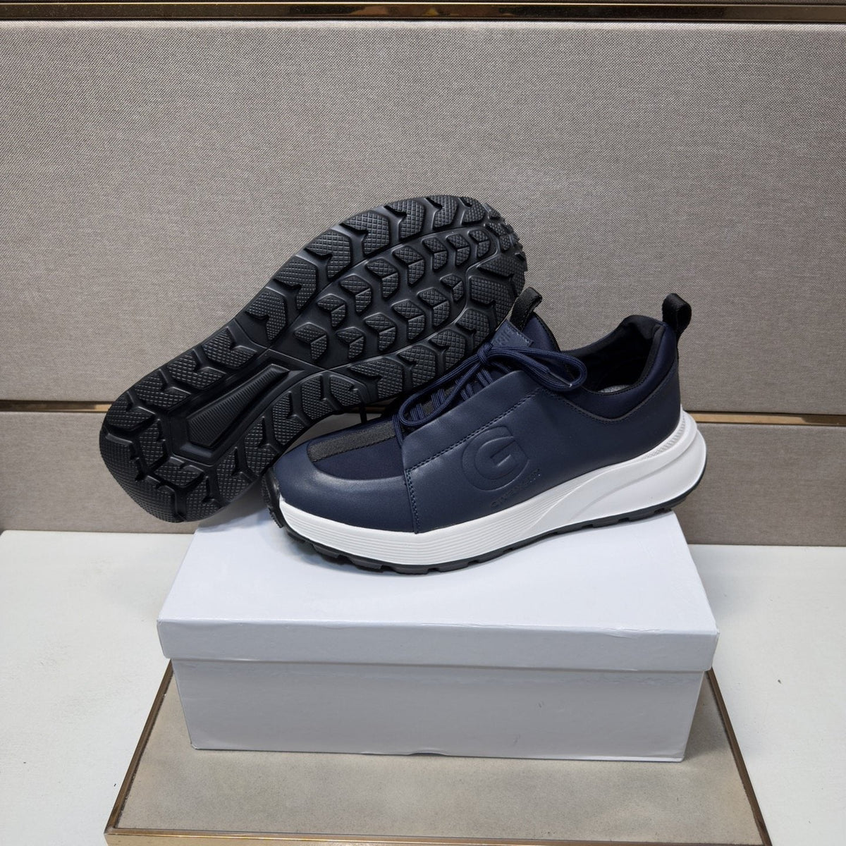 Givenchy Navy Blue Low-Top Sneakers — detail