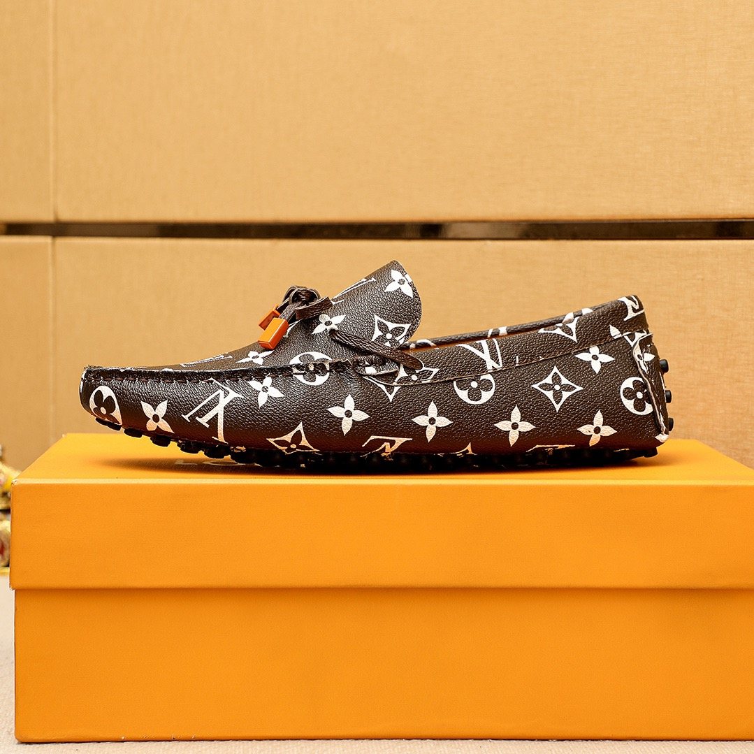 Louis Vuitton Monogram Driving Loafers — side