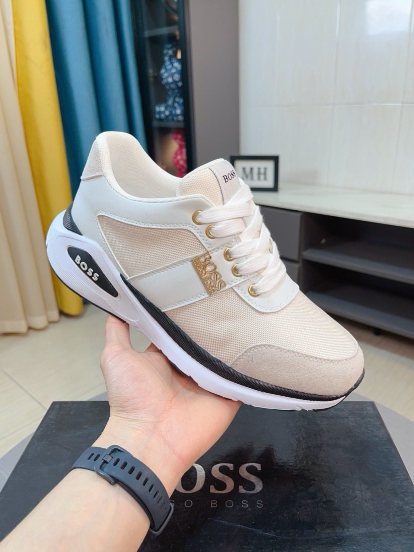 BOSS Low-Top Lace-Up Sneakers — side