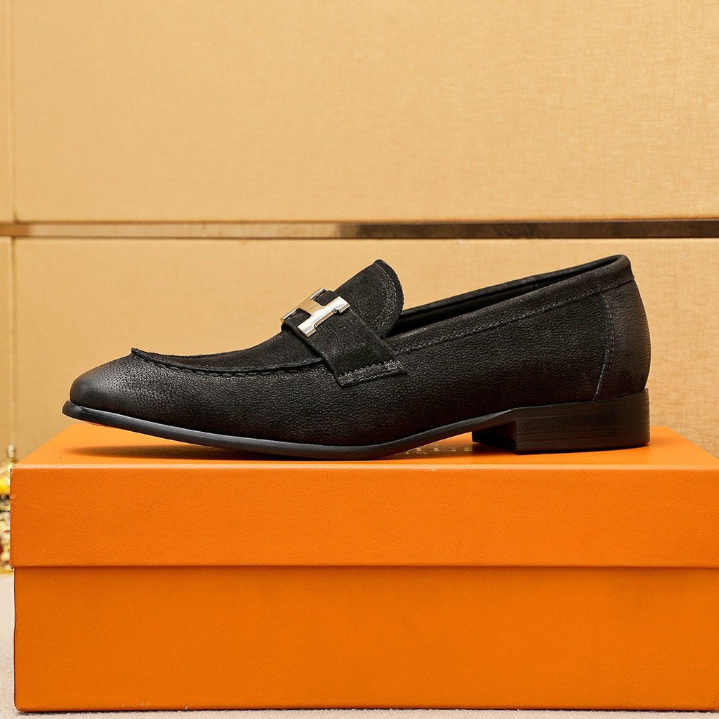 Hermès H-Hardware Loafers — side